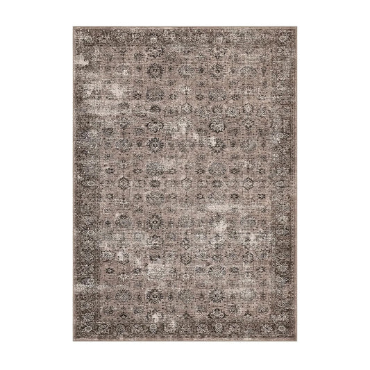 Teppich Vintage-Ornament Graubraun — Graubraun, 160 × 230 cm