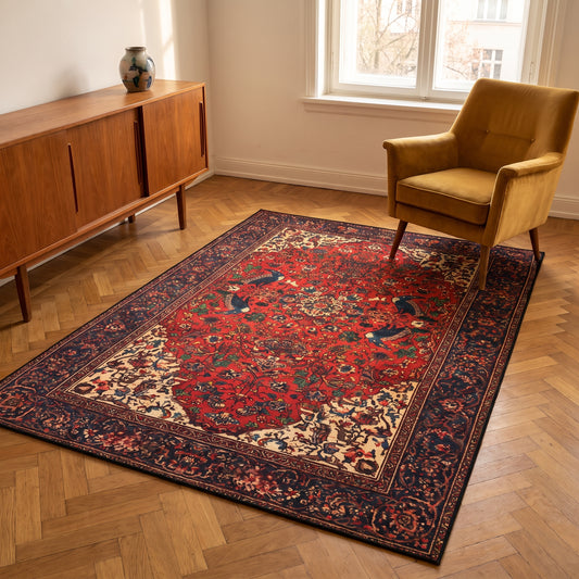 Teppich Retro Boho Ornament – Lifestyle