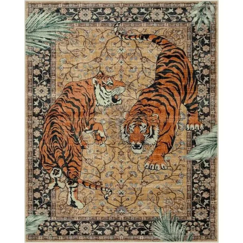 Teppich Tigerflor rechteckig – Nahaufnahme der Struktur
