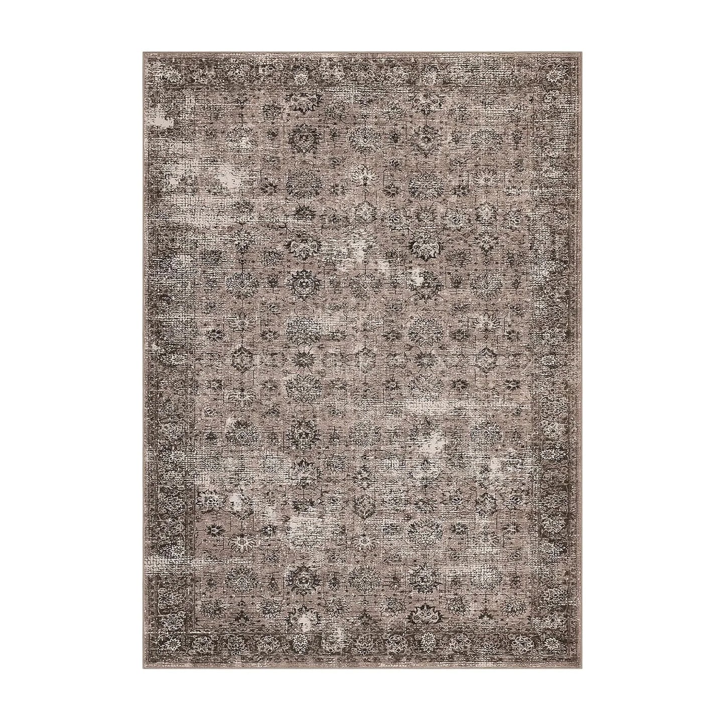 Teppich Vintage-Ornament Graubraun — Graubraun, 160 × 230 cm
