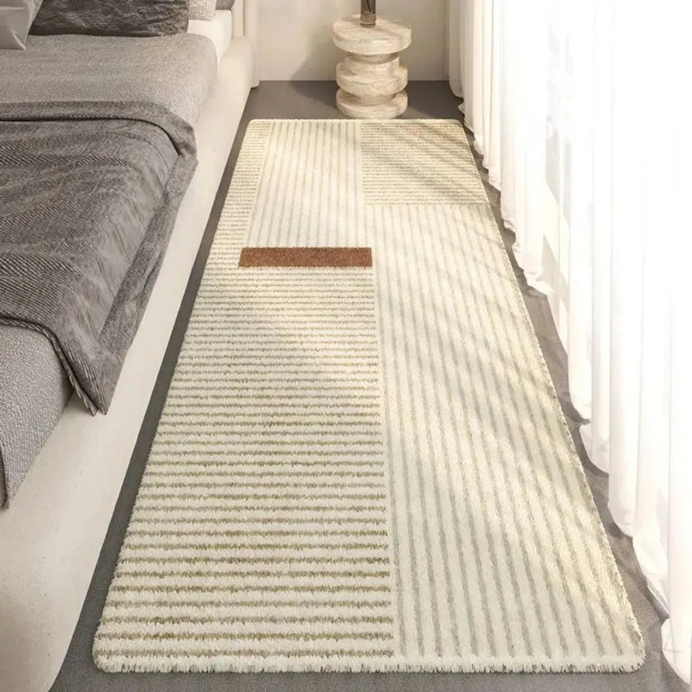 Hochflor-Teppich Streifenflor – Produktansicht