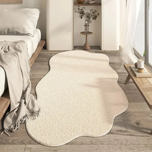 Hochflor-Teppich Wabiform organisch – Produktansicht