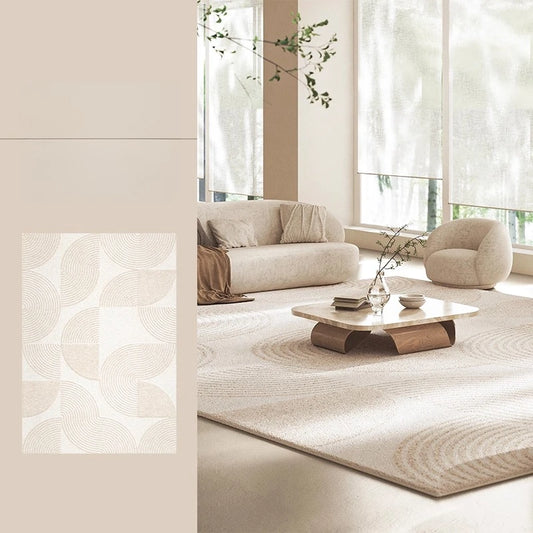 Teppich Creme Linien — Creme, 80 × 120 cm