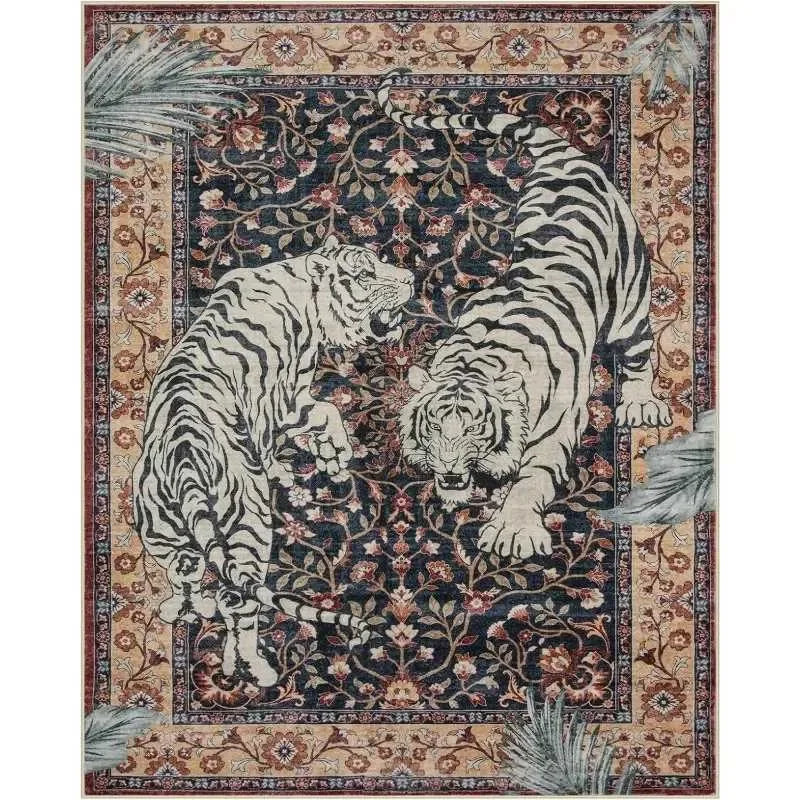 Teppich Tigerflor rechteckig – Kantendetail