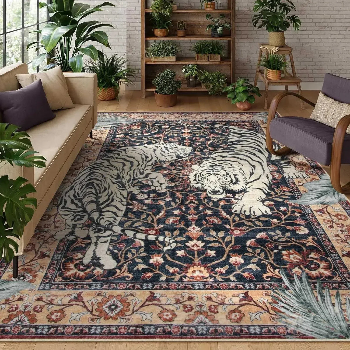 Teppich Tigerflor rechteckig – Musterausschnitt