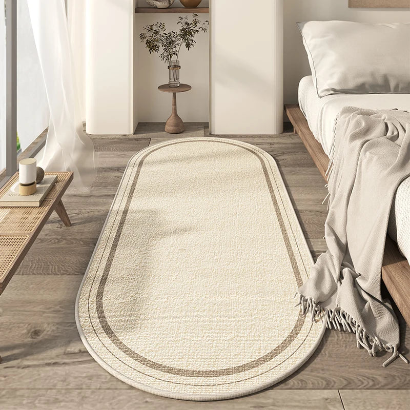 Teppich Wabikreis oval – Detailansicht der Oberfläche