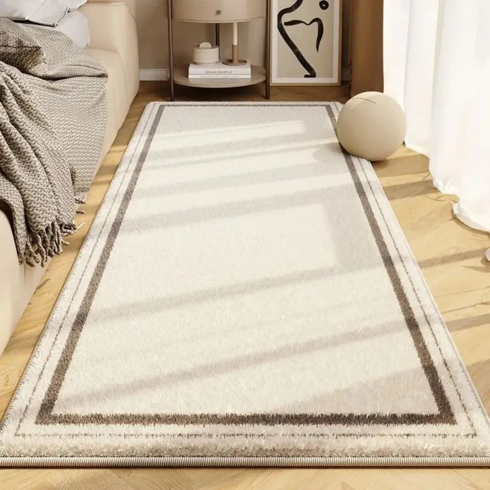 Hochflor-Teppich Streifenflor – im Wohnraum
