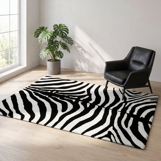 Teppich Zebramuster – Lifestyle