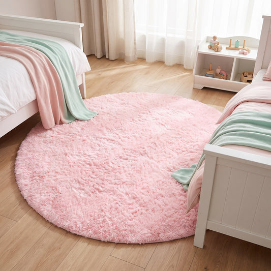 Runder Teppich Pink – Ø 160 cm – Lifestyle