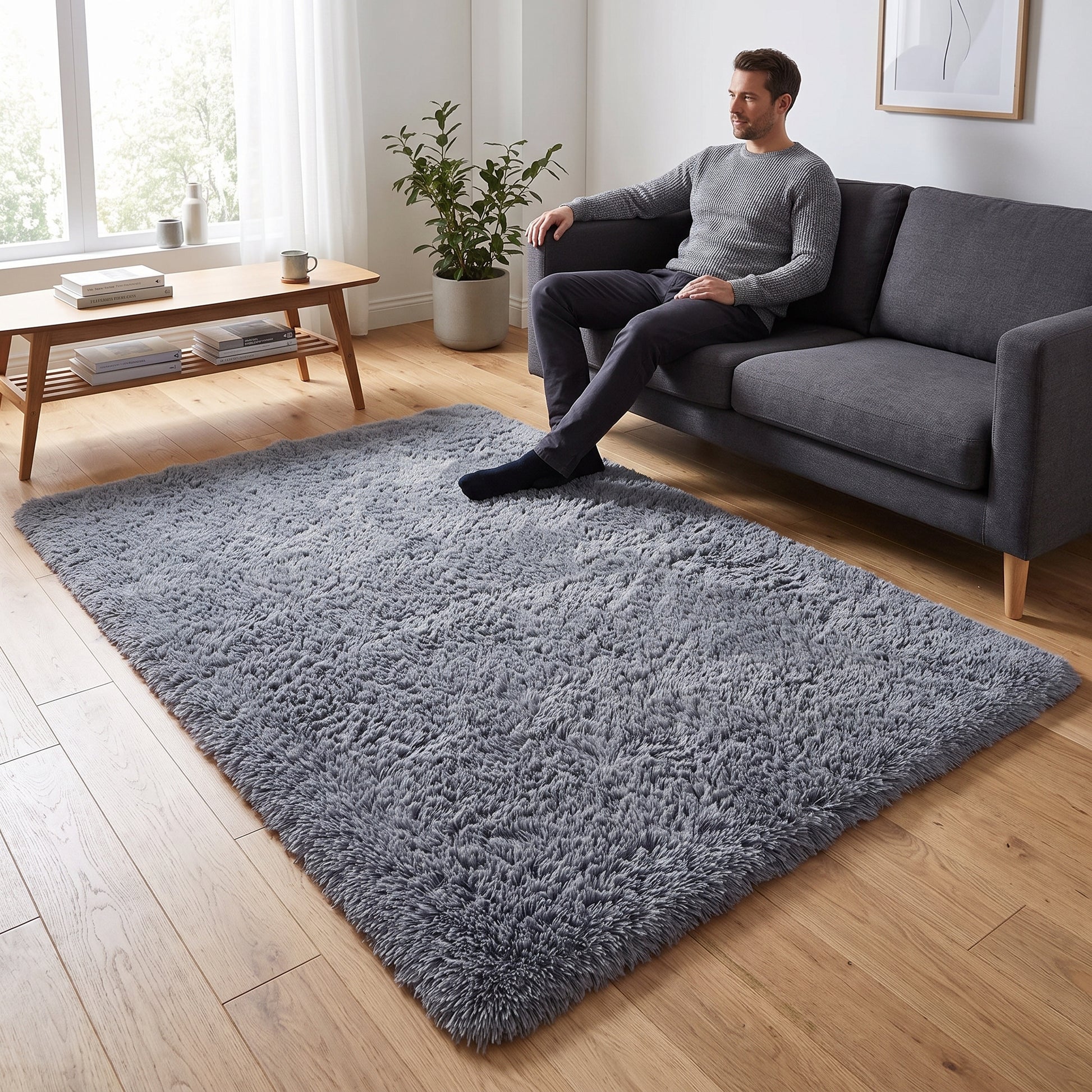 Teppich Seidenflausch – Design 1 – 160 x 230 cm – Lifestyle