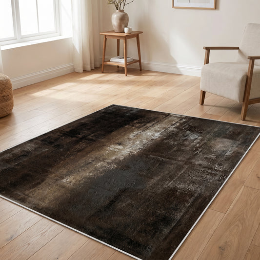Teppich Nordisch Abstrakt im Wohnraum, 80 × 120 cm