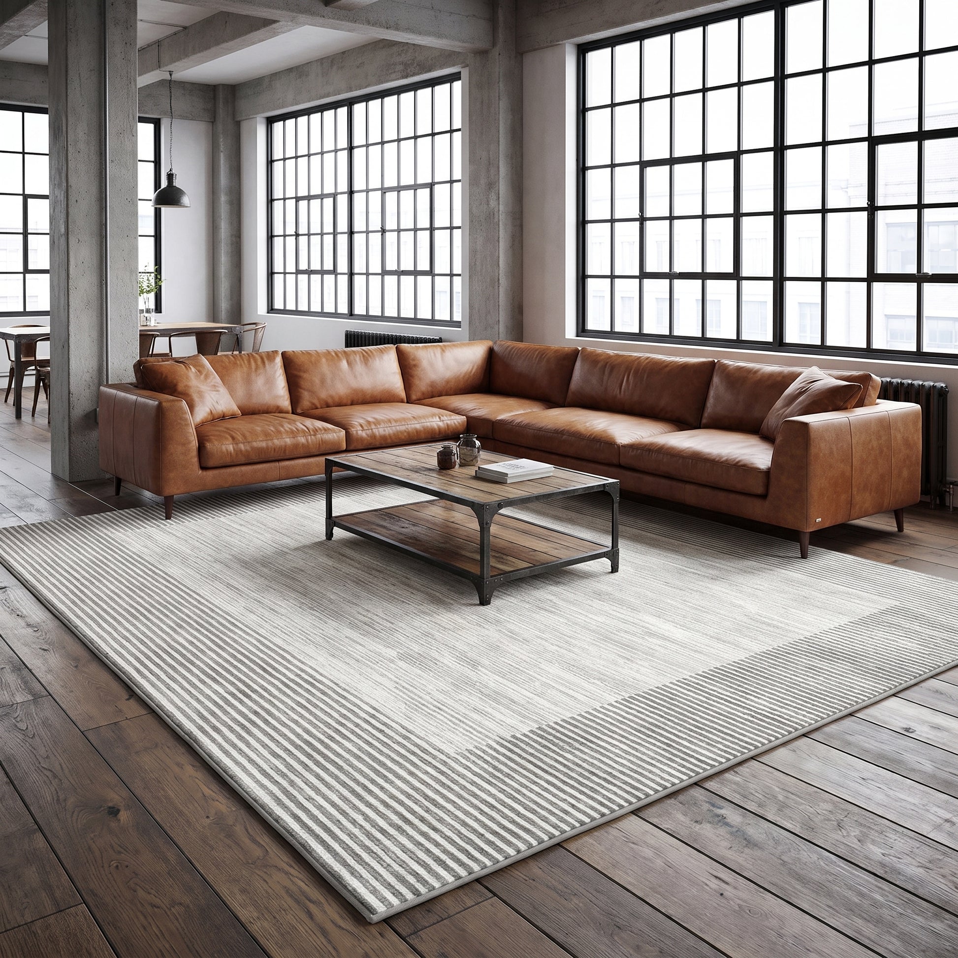 Teppich Steingrau – Lifestyle