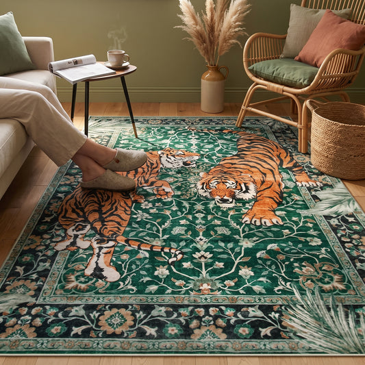 Teppich Tigerflor rechteckig – Produktansicht