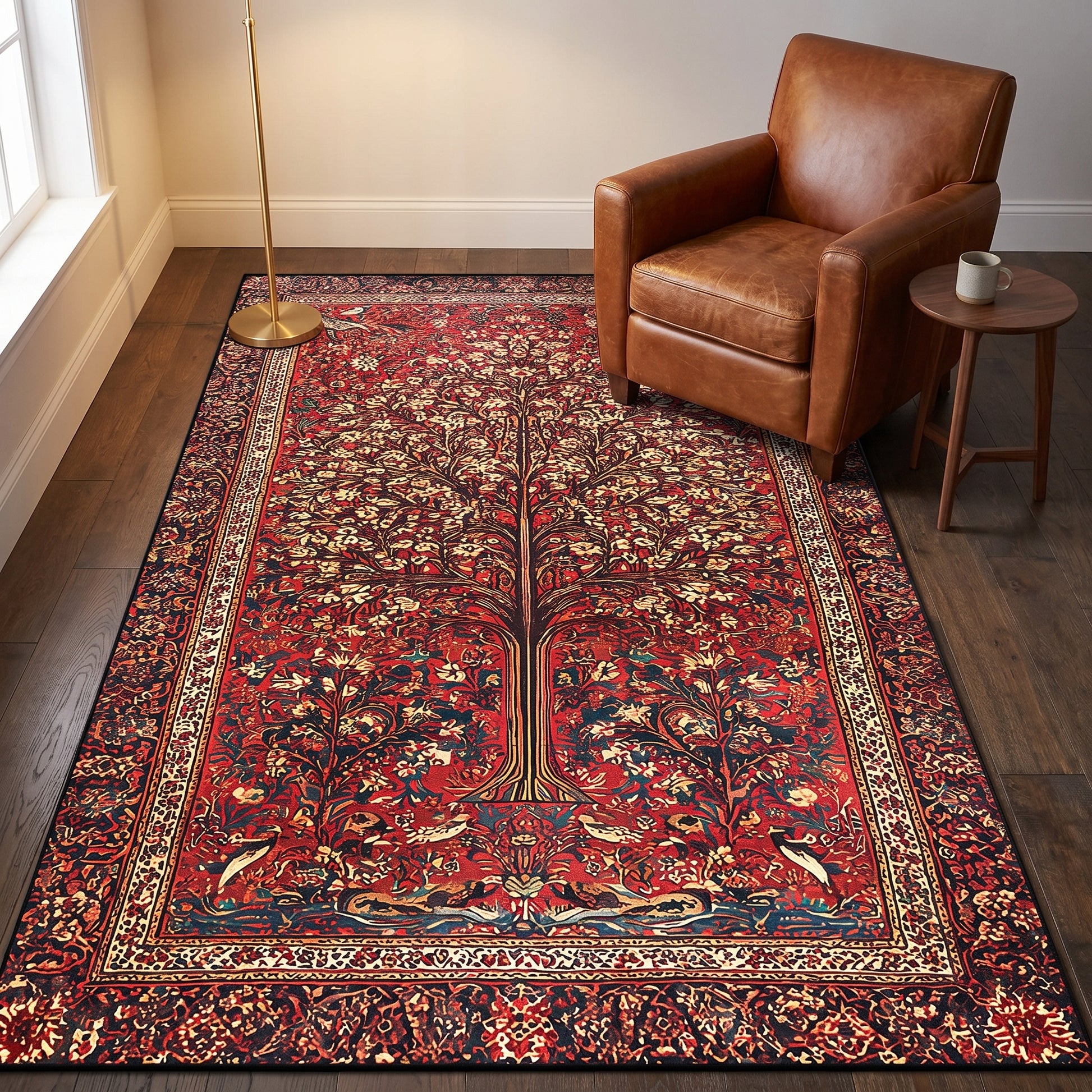 Teppich Persermuster Rot – Lifestyle