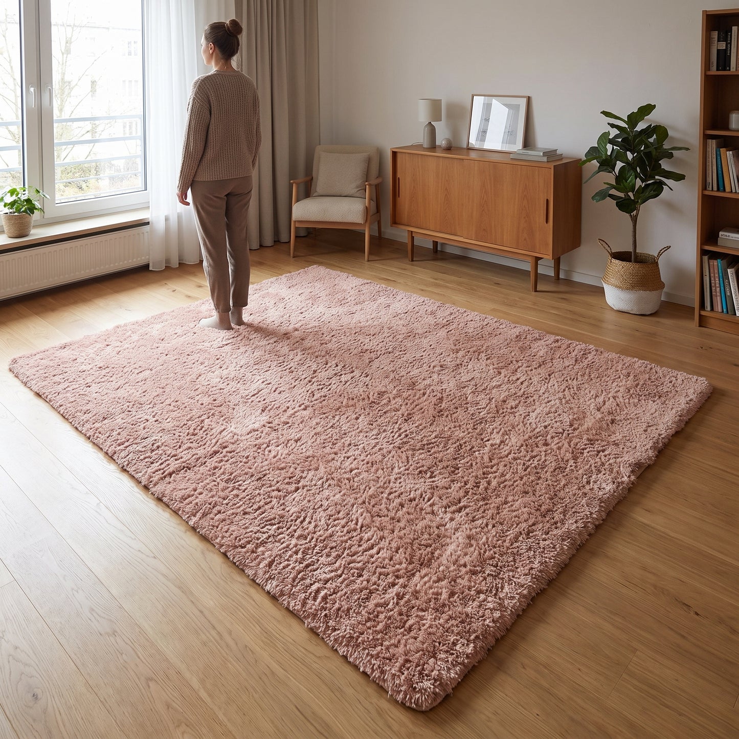Teppich Seidenflausch – Design 2 – 160 x 230 cm – Lifestyle