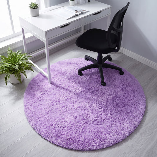 Runder Teppich Violett – Ø 160 cm – Lifestyle