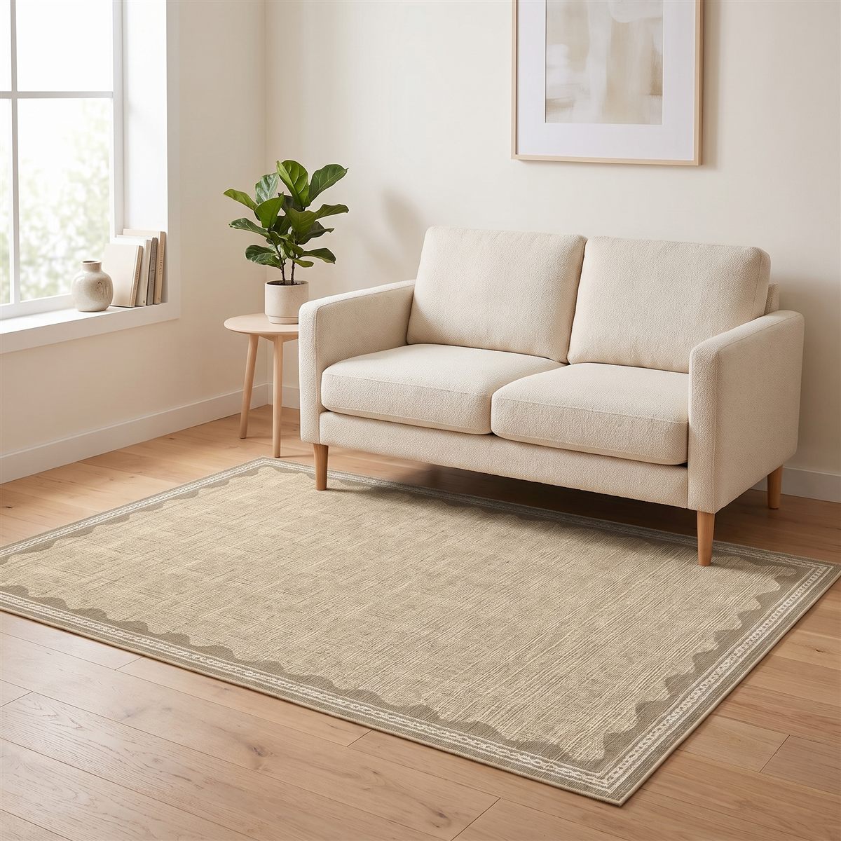 Mittel: 120 × 160–170 cm – Für Sitzecken und kleinere Wohnbereiche.